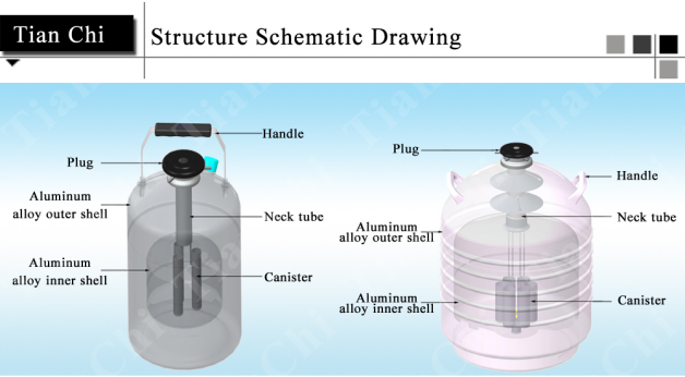 Best selling cryogenic liquid nitrogen co<em></em>ntainer 6L gas cylinder manufacturer in MX